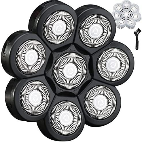 8 Blade Replacement Heads Electric Razor Shaver (8D Black)