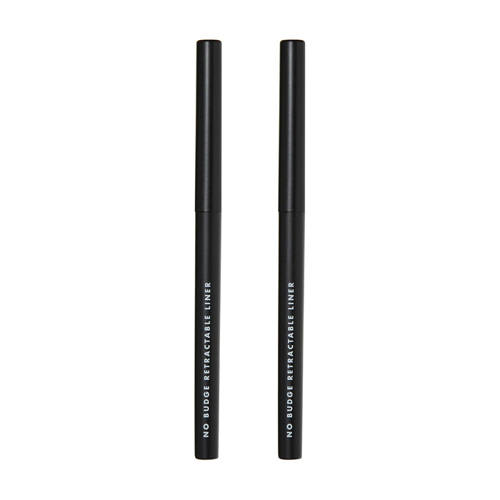 e.l.f. No Budge Retractable Eyeliner Duo, Set of 2, Includes Black & Coffee