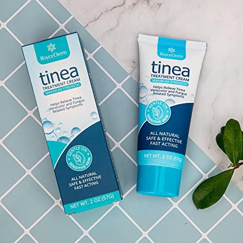 Roycederm Tinea Versicolor Treatment, Athletes Foot Treatment, Ringworm Treatment for Humans, for Tinea Versicolor & Pedis,Fast Healing Anti Fungal Skin Cream - Multi-Functional