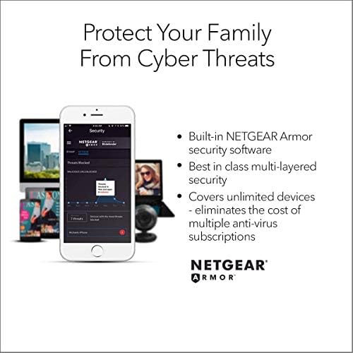 Netgear - Orbi AX6000 Tri-Band Mesh WiFi System (3-Pack) RBK853-100NAR (Renewed)