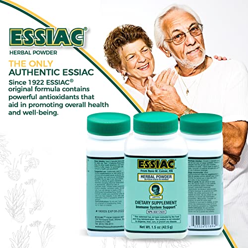 ESSIAC ORIGINAL Herbal Tea Powder – 1.5 oz Bottle | Powerful Antioxidant Blend to Help Promote Overall Health & Well-being | Original Formula from 1922