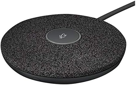 Logitech Rally Mic Pod, Black, 0.8" x 4" x 4"