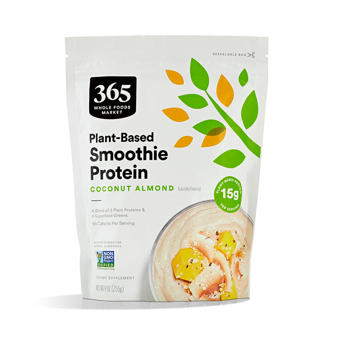 365 by Whole Foods Market, Protein Plantpowder Smoothie Coconut Almond, 9 Ounce