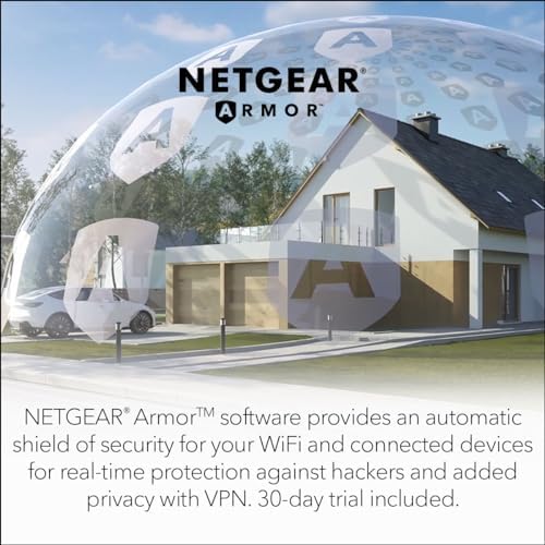 NETGEAR Nighthawk Modem Router Combo (CAX30) DOCSIS 3.1 Cable Modem and WiFi 6 Router - AX2700 2.7 Gbps - Compatible with Xfinity, Spectrum, Cox, and More - Gigabit Wireless Internet