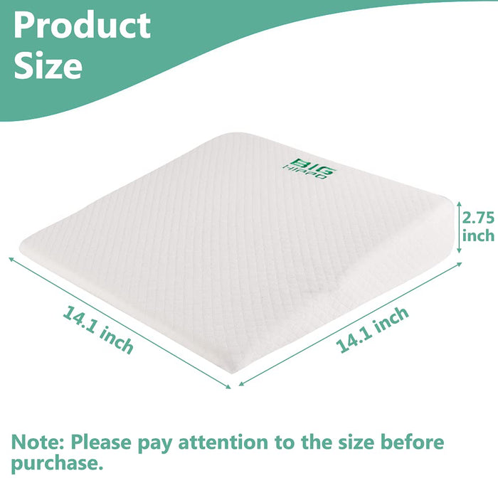 Big Hippo Wedge Pillow Memory Foam Wedge Pillow Cushion