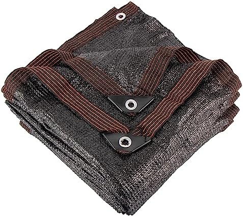 70% 20 X 48 FT Black Shade Cloth, Outdoor Sunblock Shade Cloth with Grommets, Durable Sun Shade Netting Shading Antifreezing for Patio, Garden, Plants Cover, Greenhouse, Barns, Dog Kennel