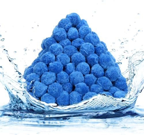 4.7 lbs Pool Filter Ball for Sand Filter Pump,Reusable Swimming Pool Fiber Media Balls,Replace Pool Filter Sand for Aquarium Tank,Pools Sand Filters Systems