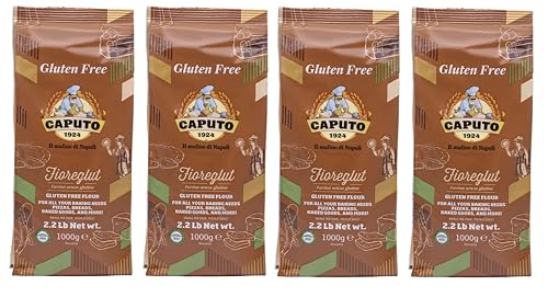 Antico Molino Napoli Antimo Caputo Pizza Flour, Gluten Free, 2.2 Pound (Pack of 4)