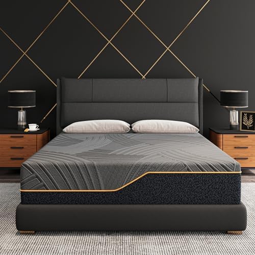 14 Inch Firm Queen Mattress in a Box, Copper Memory Foam Mattress with Cooling Cover, Relieving Pressure & Back Pain, Fiberglass-Free, CertiPUR-US Certified, Foam Made in USA, 60"x80"x14"