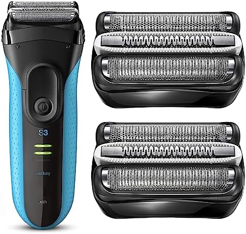 32B Series 3 Replacement Head for Braun ProSkin Electric Shaver, Compatible with Braun Foil Shaver 3000s 3010s 3020s 3030s 3040s 3050cc 3070cc 3080s 3090cc 320 330 340 350cc (2 Pack)