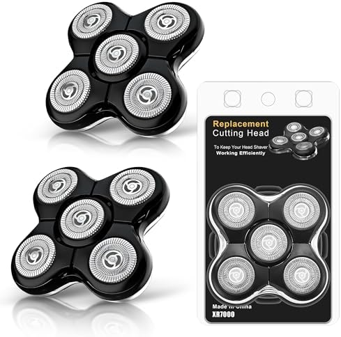 2 Pack Pro Head Shaver Replacement Blades Compatible with Remington Balder Pro Head Shaver Model XR7000, Precision Electric Shaving for Bald Men