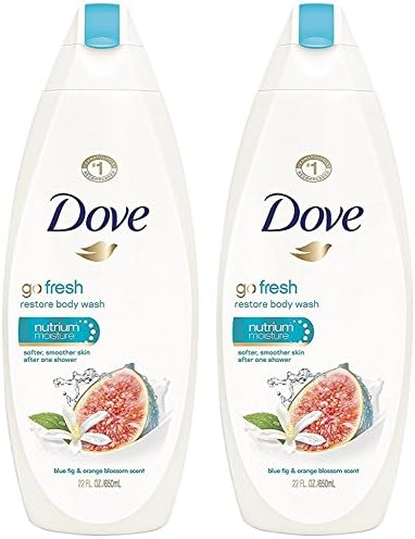 Dove Go Fresh Restore Body Wash, 22 oz (Pack of 2)