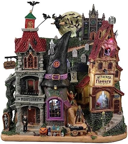 Lemax 25919 Spooky Town Facade: Raven Hill