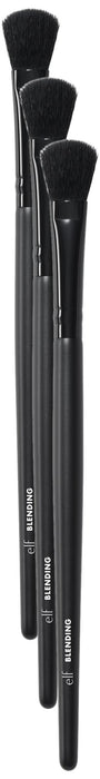 e.l.f. Blending Brush, Vegan Makeup Tool, Effortlessly Blends Eyeshadow & Concealer, For Wet & Dry Products (Pack of 3)
