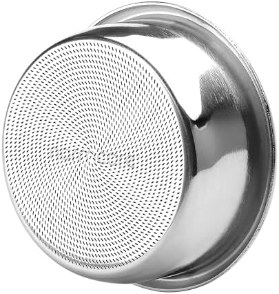 Normcore 54mm Precision High Extraction Filter Basket, 18g Portafilter Filter Basket For 54mm Breville Sage Espresso machines, 0.8mm Thickness, Comes with a 53.3mm Puck Screen, Espresso Paper Filters