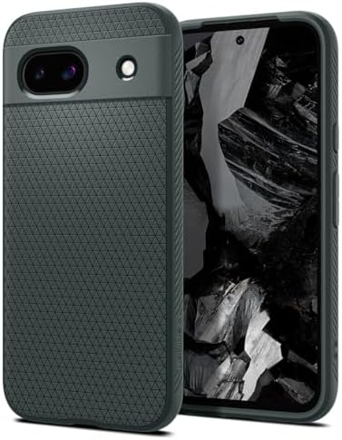 Spigen Liquid Air Designed for Pixel 8a Case (2024) [Military-Grade Protection] - Abyss Green