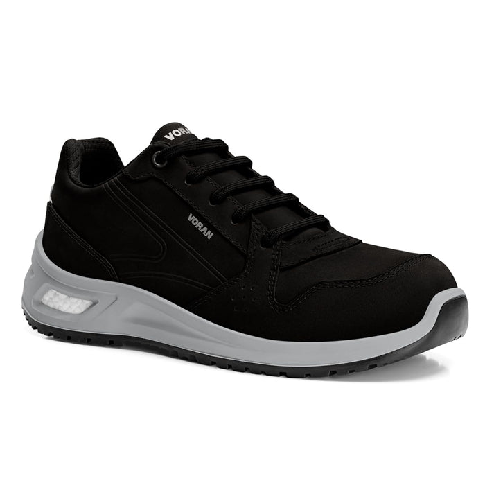 VORAN Sportsafe Energy 610-N09 Alloy Toe EH Work Shoe Black Nubuck 10.5 M