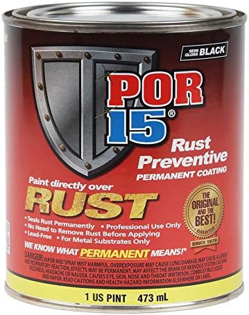 Absolute Coatings (POR15) POR-15 - Pint/SG Black