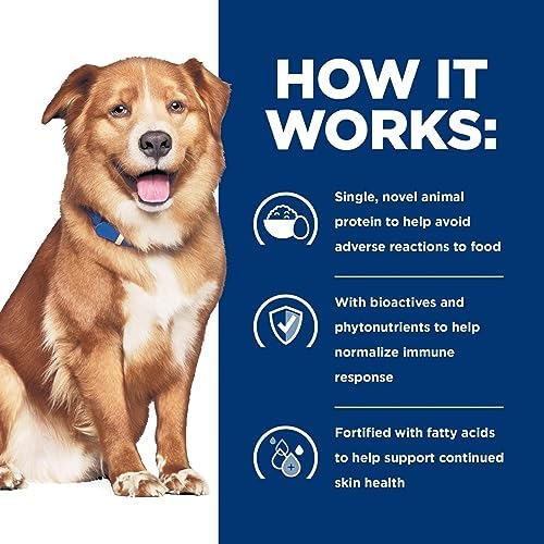 Hill's Prescription Diet Derm Complete Skin & Food Sensitivities Dry Dog Food, Veterinary Diet, 14.3 lb. Bag