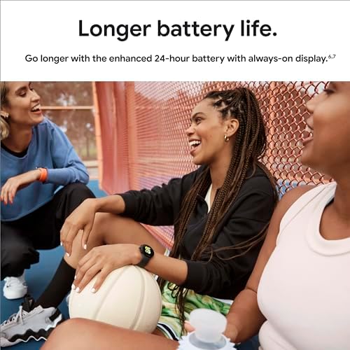 Google Pixel Watch 2 (Previous Model) with the Best of Fitbit - Heart Rate Tracking, Stress Management, Safety Features - Android Smartwatch - Polished Silver Aluminum Case - Bay Active Band - Wi-Fi
