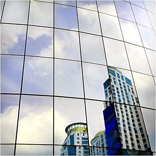 BDF S05 Window Film Daytime Privacy and Heat Control Mirror Silver 5 (Very Dark) - 36in X 49ft