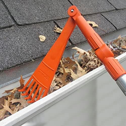 Mini Rake, Great for Removing Leaves and Branches from Roofs, gutters ...