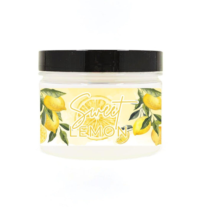 Body Powder for Women & Men Scented Sweet Lemon, Perfume Dusting Powder, Bath Powder with Fragrance & Essential Oils, Talc-Free 10oz Container with Lid, Made in USA