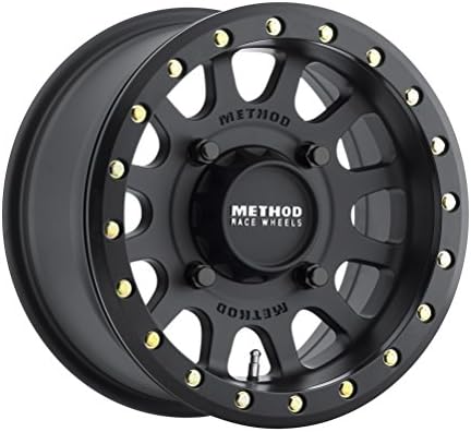 Method 401 Beadlock Matte Black ATV/UTV Wheel 15x7 4/137 (4+3) [MR40157047543B]