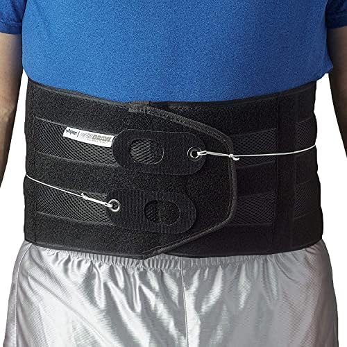 ASPEN Medical Products Quikdraw PRO Back Brace with Pulley System for Lower-Back and Lumbar Pain Relief, Medium