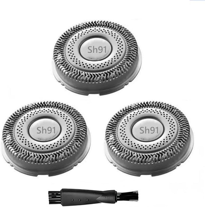 SH91/52 Replacement Heads for Norelco 9000 Replacement Heads，s9000 Prestige(SP98xx) Electric Shaver,SH91 Precision Blades for Philips Norelco Shaver Heads 9000（3-Pack）