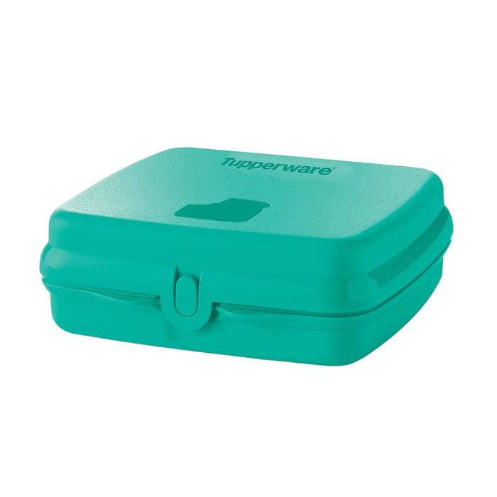 Tupperware Sandwich Keeper Container Teal