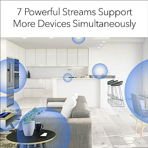NETGEAR Nighthawk Advanced Whole Home Mesh WiFi 6 System (MK63S) with Free Armor Security – AX1800 Router with 2 Satellite Extenders, Coverage up to 4,500 sq. ft. and 25+ devices