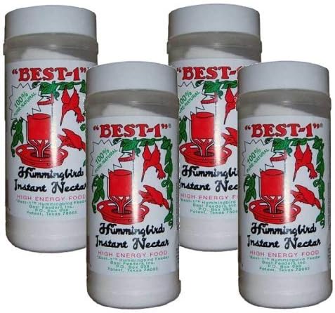 4 Jars Original Hummingbird Instant Nectar 14 Oz Makes 56 oz USA
