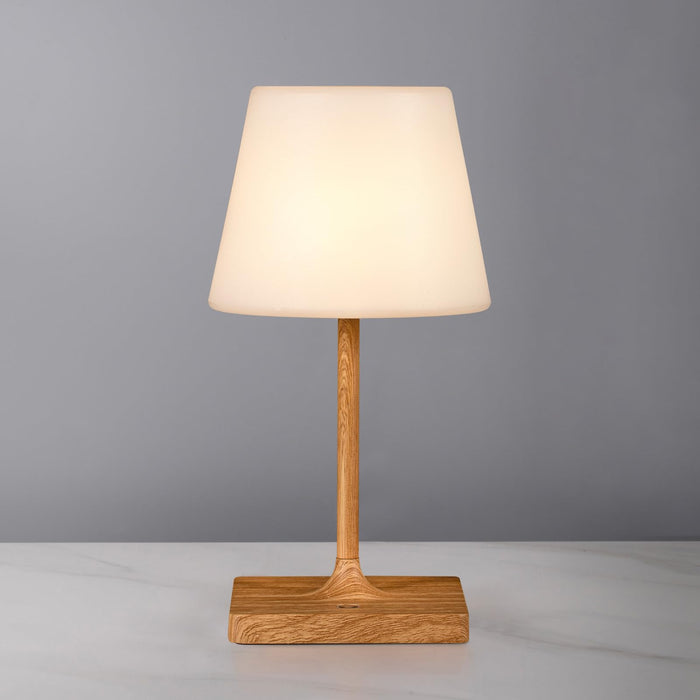 TIGKHAE Cordless Table Lamp, 4000mAh Rechargeable Battery, Battery Operated Touch Dimmable Desk Lamp, Waterproof Outdoor Table Lamp, LED Night Light for Patio Home Restaurant, H11in, 2700K