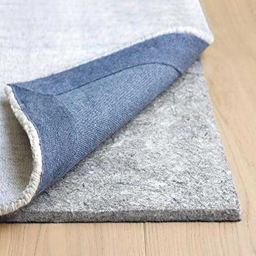 RUGPADUSA - Dual Surface - 8'x10' - 1/2" Thick - Felt + Rubber - Non-Slip Backing Rug Pad - Adds Comfort and Protection - for Hard Surface Floors