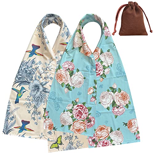 Adult Bibs Scarf for Women Eating - Dignified Alternative to Bib for Reusable Elderly Adults Senior Citizens Washable Dining Adjustable Snap Closure Baberos Para Adultos