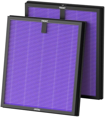 2 Pack HY4866 True HEPA Replacement Filters for MORENTO and WESTHEY HY4866 Air Purifier, YIOU M1 Air Cleaner Purifier, 3-in-1 H13 Ture HEPA for HY4866 Filter Multifunction Version