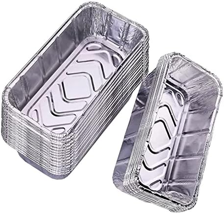 30-Pack Grease Tray Liner Drip Pan Liners for Members Mark 5-Burner Outdoor Flat Top Gas Griddle l Replacement Members Mark 5 Burner Griddle Aluminum Foil Grease Pan Disposable