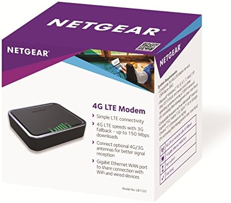 NETGEAR 4G LTE Broadband Modem - Use LTE as Primary Internet Connection (LB1120)