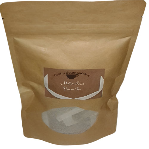 Healthy Goods and More - Medium Roast Yaupon Tea (24 single tea bags)