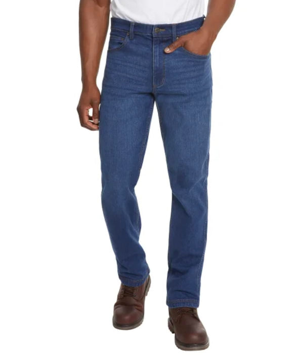 Kirkland Signature Men's Comfort Stretch Straight Fit Classic 5 Pocket Denim Jean (US, Waist Inseam, 30, 30, Regular, Regular, Blue)