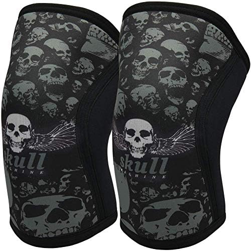 Knee Sleeves (1 Pair), 7mm Compression Knee Braces for Squats,Weightlifting,Powerlifting,Cross Training for Men & Women