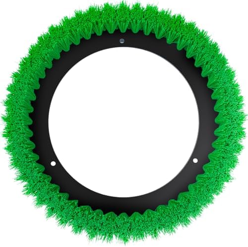 Commercial Scrub Brush for Orbital Floor Scrubber, Compatible with Oreck Orbiter XL ORB550MC, Bissell BGEM9000, 12" Diameter, Light-Duty Brush, Green