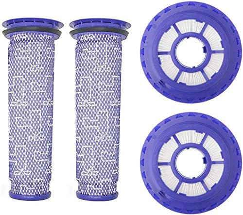 Replacement Filters for Dyson DC65 DC66 DC41 UP13 UP20 Animal, Multi Floor and Ball Vacuums, Compare to Part 920769-01 and 920640-01 (2+2 Pack)