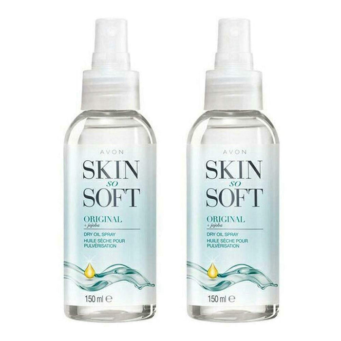 AVON Skin So Soft Original Dry Oil Spray 5 fl.oz (Two Pack)