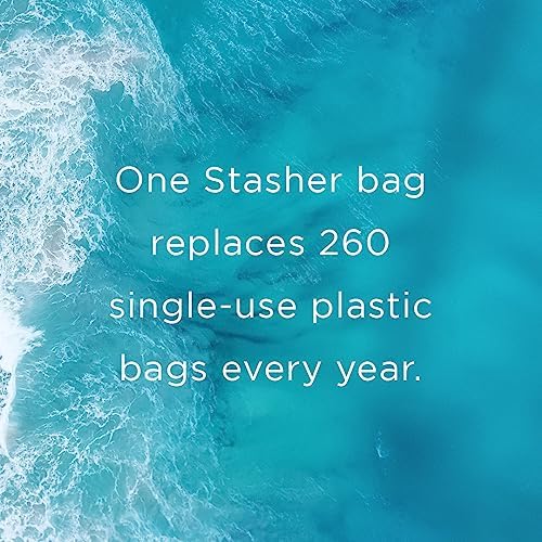Stasher Premium Silicone Reusable Food Storage Bags, 3-Pack, Multi | Multi-Use Food Storage Bags, Lunch Bag, Travel Containers | BPA Free, Leak-free, Dishwasher-Safe, Eco-friendly