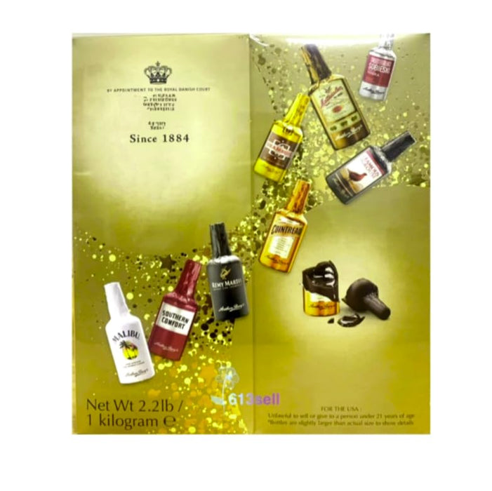 Anthon-Dark Berg Chocolate Gift 64 Count Denmark Choclates Gifts Holiday, Christmas, Valentines Day, Birthday Gifts for him and her