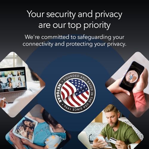 NETGEAR Nighthawk WiFi 7 Router (BE9300) – Security Features, 9.3Gbps Wireless Speed, 2.5 Gigabit Internet Port, Tri-Band Gaming Router, Covers 2,500 sq. ft., 100 Devices, Built-in VPN, USB 3.0