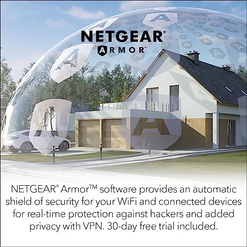 NETGEAR Nighthawk Cable Modem with Built-in WiFi 6 Router (CAX80) - Compatible All Major Providers incl. Xfinity, Spectrum, Cox | Plans Up to 6Gbps AX6000 speed DOCSIS 3.1, Black