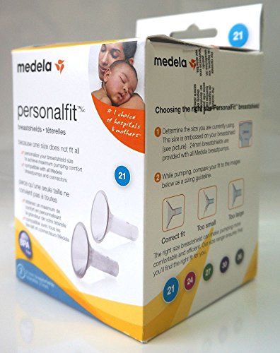 Medela Personalfit Breastshield Size Small 21 mm 2-Pack Retail Packaging